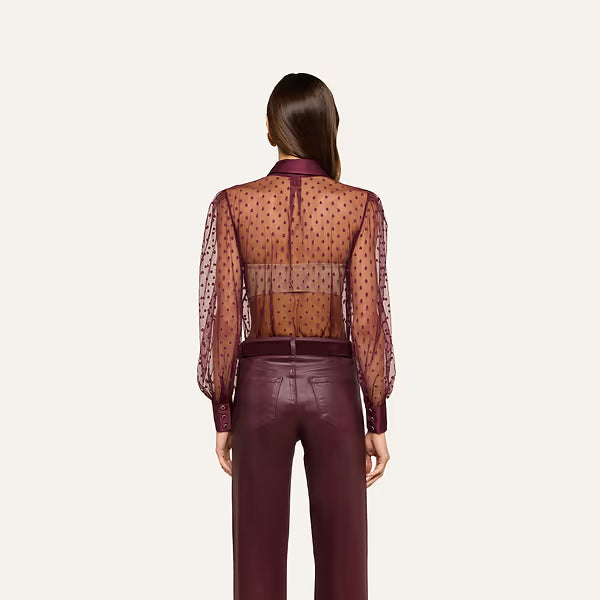 SOPHIE SWISS DOT BLOUSE