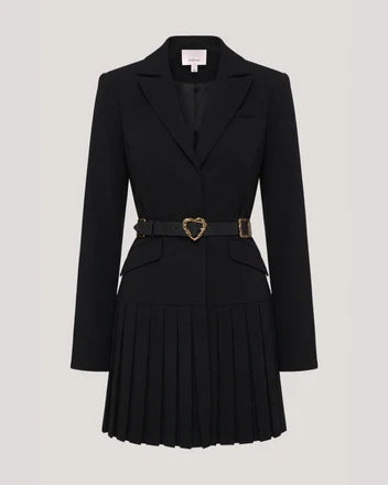 BELTED SAULE DRESS