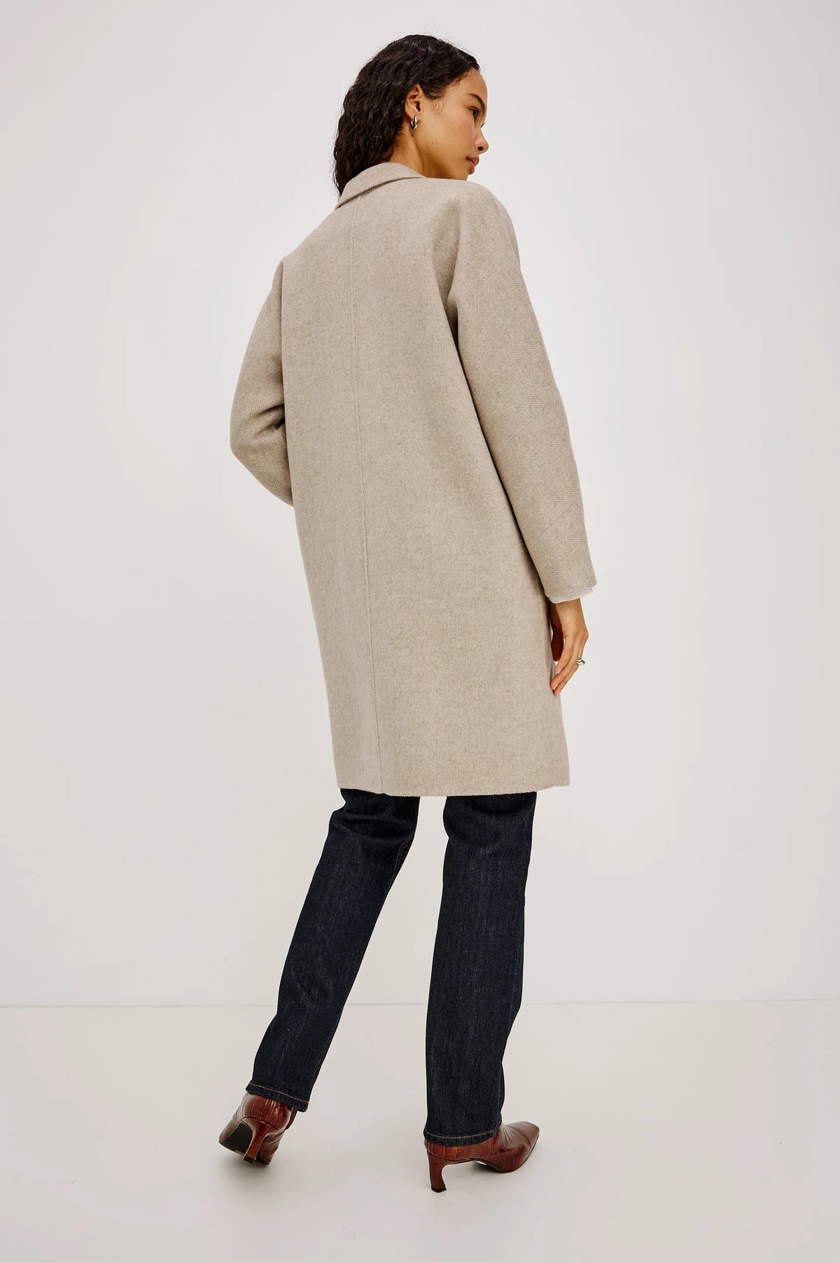 EVEREST COAT OAT HERRINGBONE
