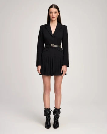 BELTED SAULE DRESS