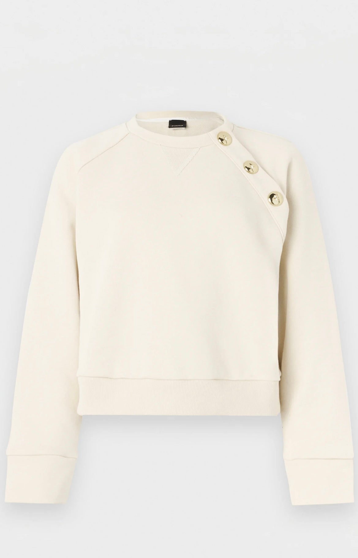 MARGARINA MAGLIA FELPA CON BOTTONI IN METALLO