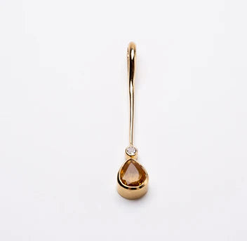 YELLOW TOPAZ WAND CHARM