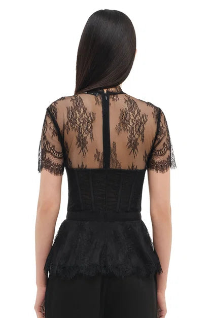 KEHLANI LACE BUSTIER TOP