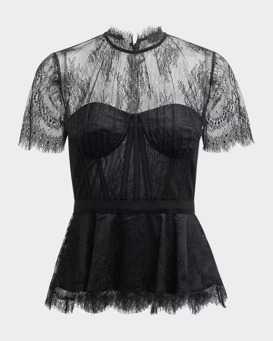 KEHLANI LACE BUSTIER TOP